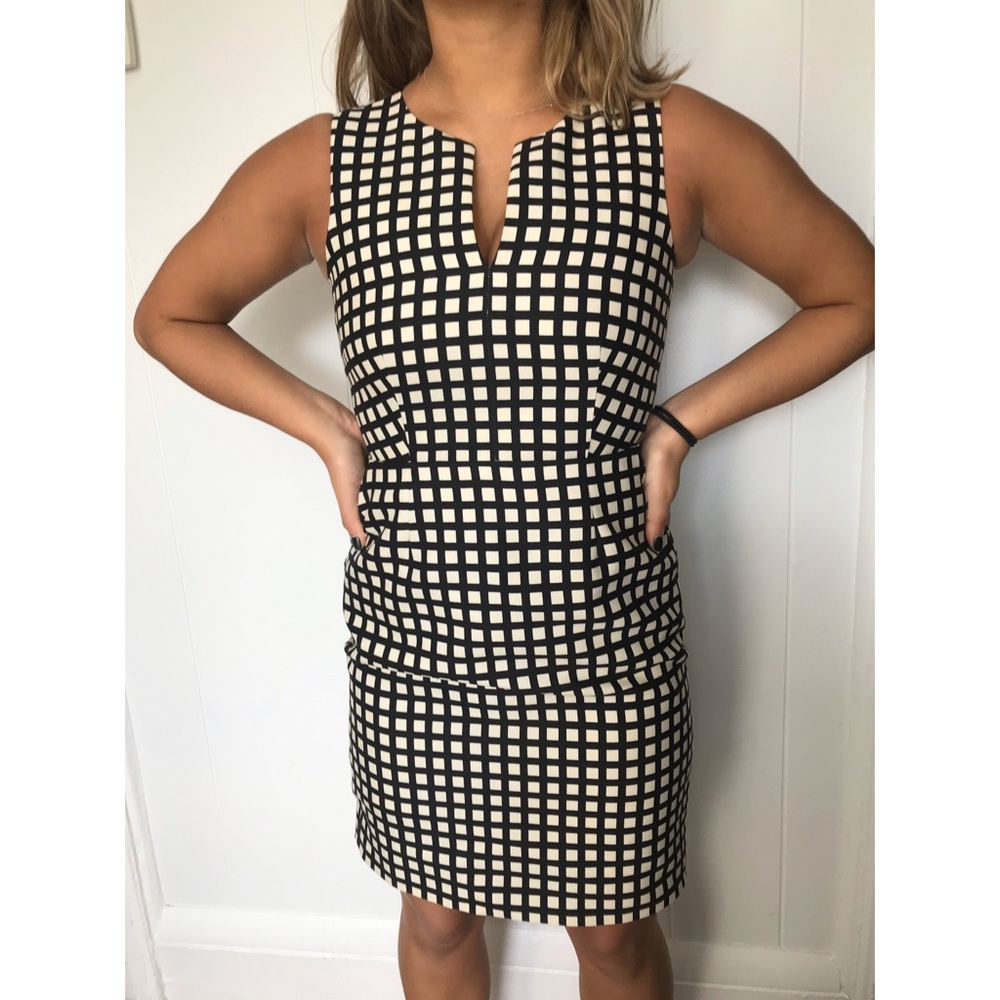 J. Crew Black and White Women’s Sheath Dress